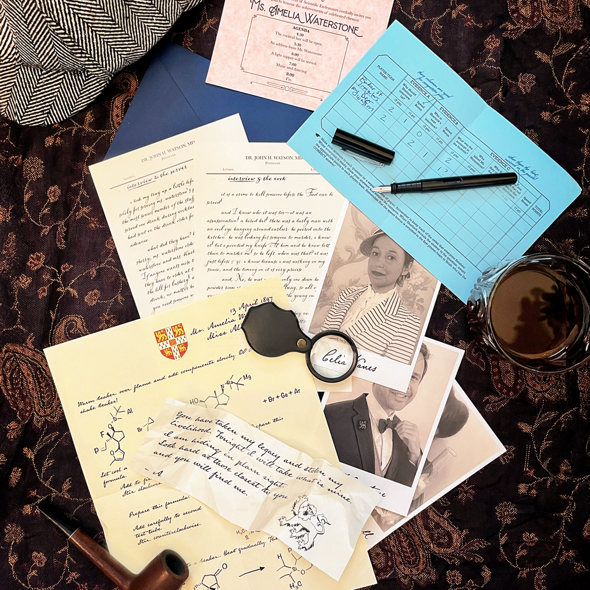 Sherlock Holmes in the Mystery of the Secret Formula — Puzzle Mystery Experience